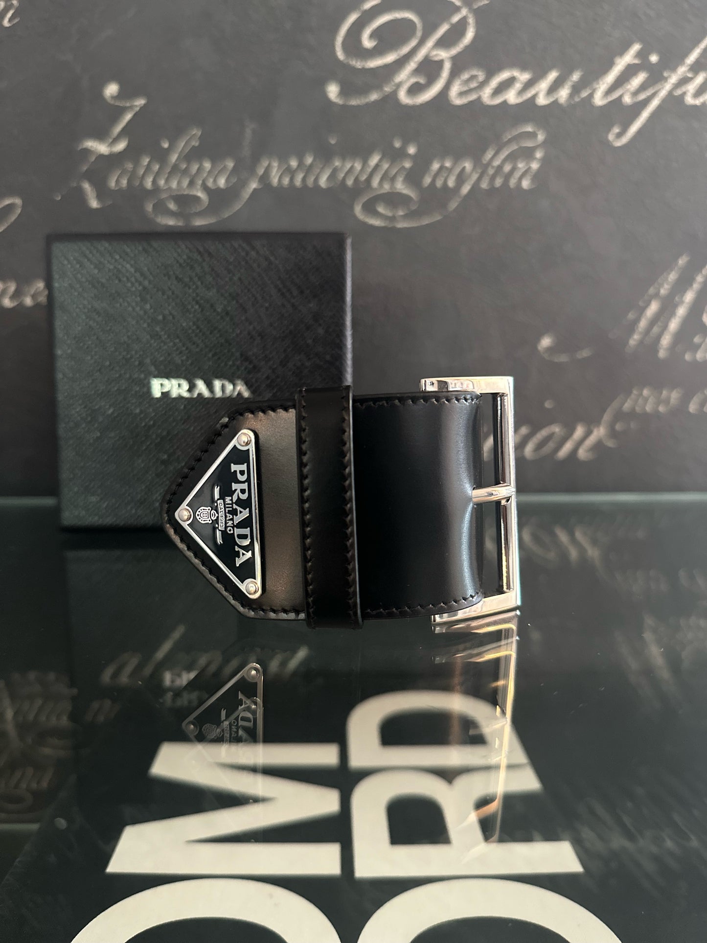 PRADA Leather Bangle