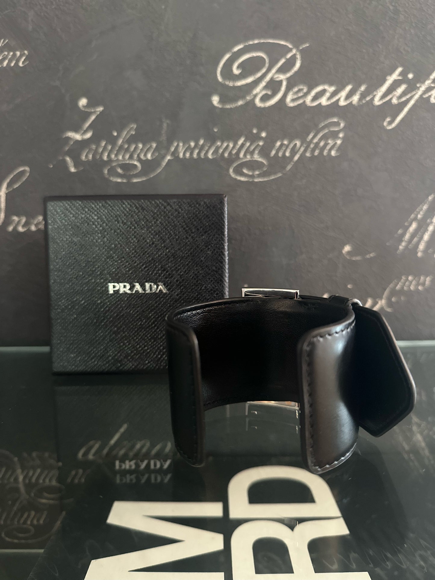 PRADA Leather Bangle