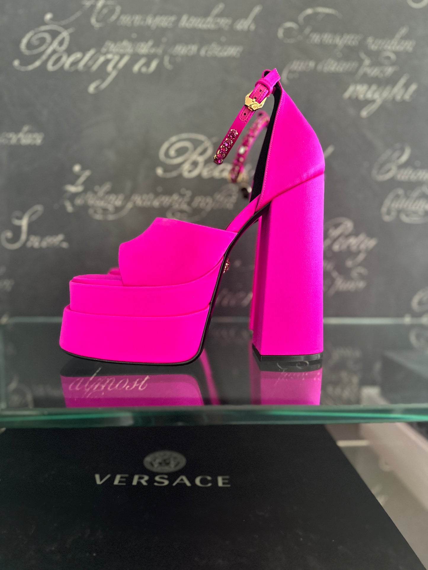 Pink Medusa Aevitas Platform Heels