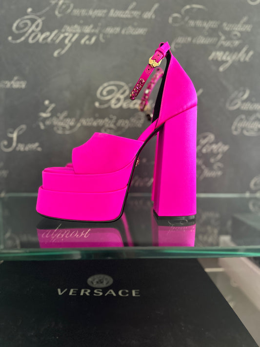 Pink Medusa Aevitas Platform Heels