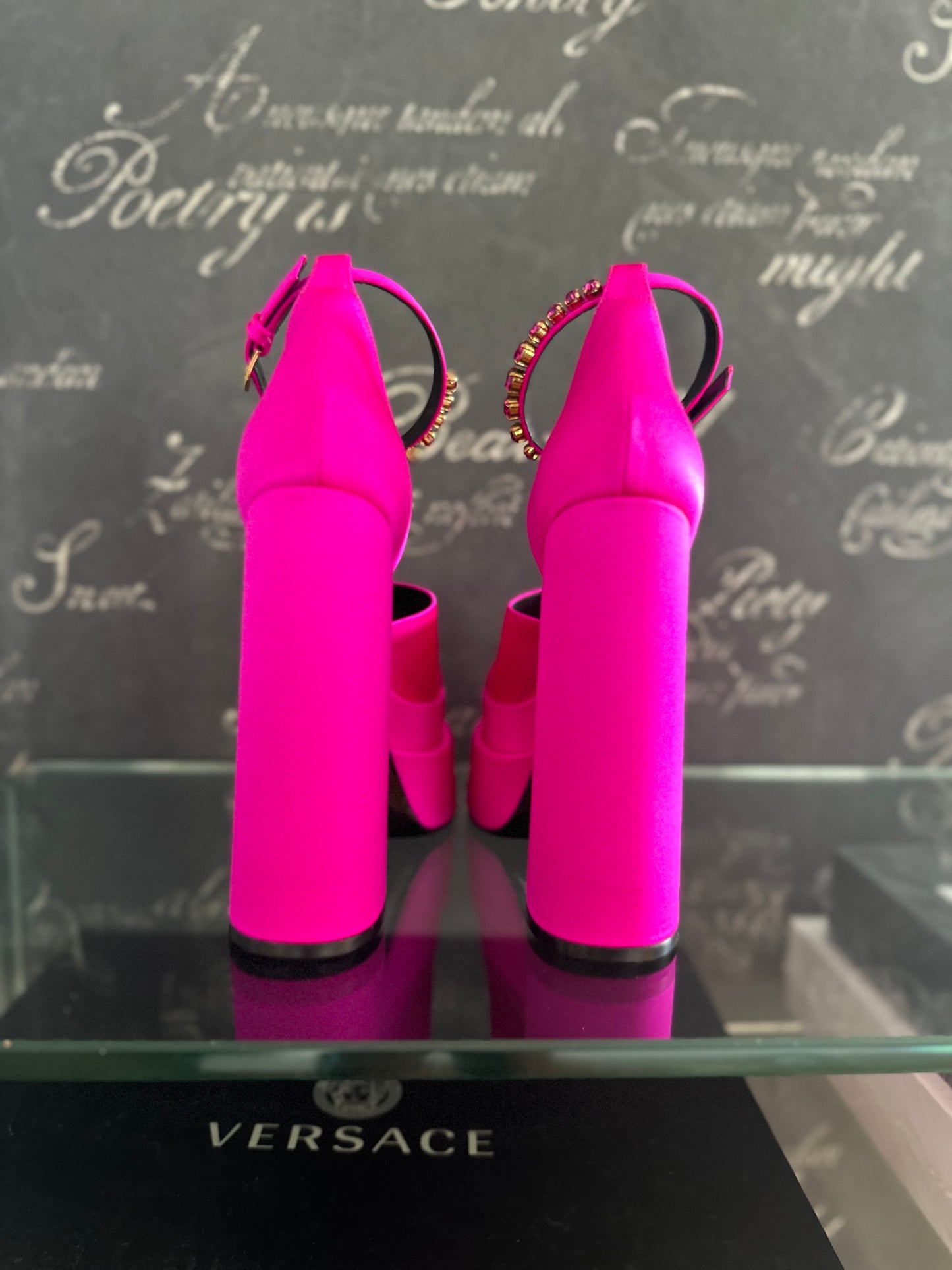 Pink Medusa Aevitas Platform Heels