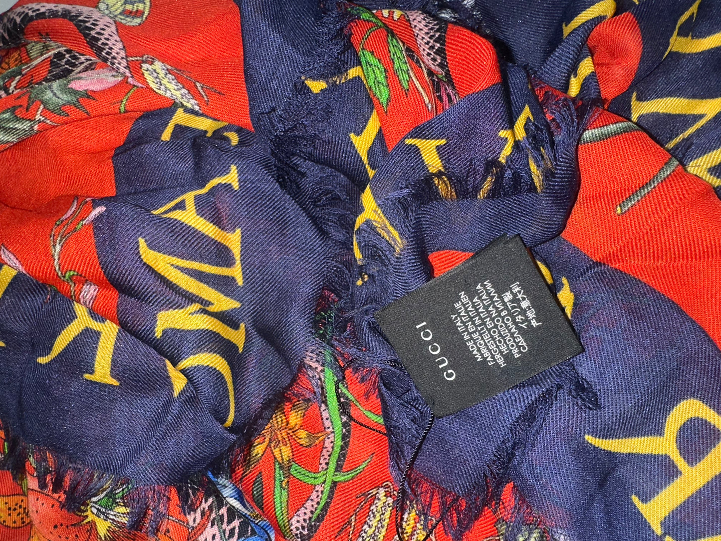 L'Aveugle Par Amour Silk Scarf